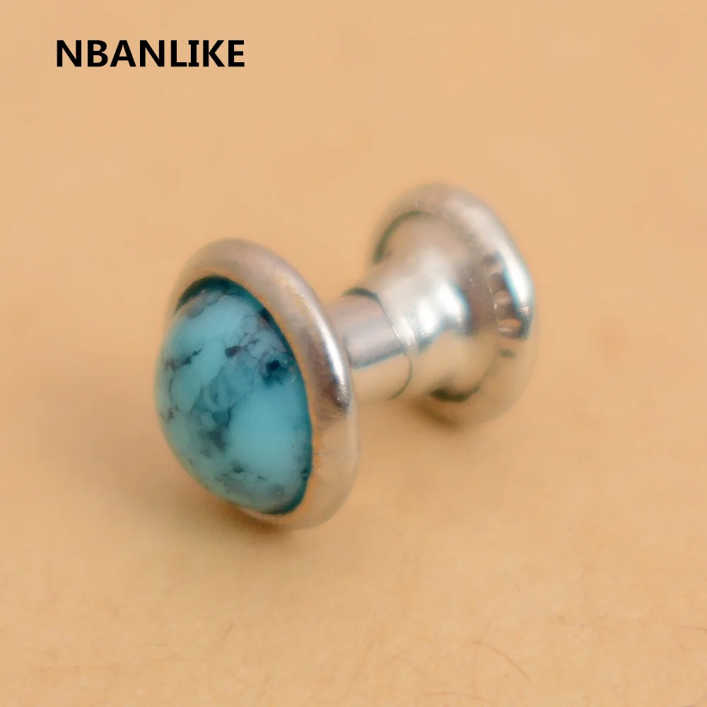 20 pcs Round Blue Turquoise Rapid Rivet Stud Leather craft Decorations DIY Crafts
20 pcs Round Blue Turquoise Rapid Rivet Stud Leather craft Decorations DIY Crafts