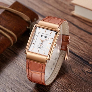 DOM Women Watches Classic Retro Belt Watch Business Top Brand Luxury Ladies Watch Rectangle Quartz Clock Relogio Feminino
DOM Women Watches Classic Retro Belt Watch Business Top Brand Luxury Ladies Watch Rectangle Quartz Clock Relogio Feminino