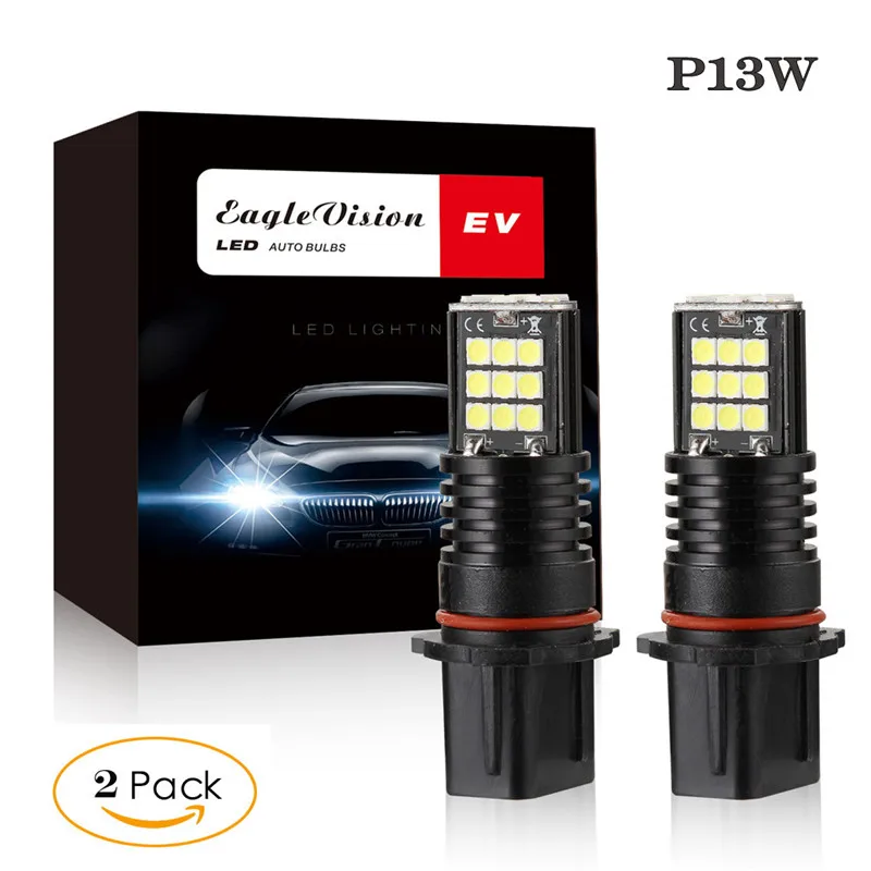 WUPP Fog Light 2pcs P13W 3030 24 SMD LED Car Headlights 6000K 24W Car Lamp Bulb Lights dropship 19A24
WUPP Fog Light 2pcs P13W 3030 24 SMD LED Car Headlights 6000K 24W Car Lamp Bulb Lights dropship 19A24