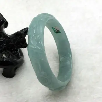 01873 Vintage Chinese Hand-carved Green Jadeite Jade Gems Bracelet Bangle
01873 Vintage Chinese Hand-carved Green Jadeite Jade Gems Bracelet Bangle