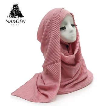 1PCS Solid viscose scarf with Sequins Crinkled scarves Muslim women hijab lady's wraps head shawls muffler bandana Fast Shipping
1PCS Solid viscose scarf with Sequins Crinkled scarves Muslim women hijab lady's wraps head shawls muffler bandana Fast Shipping