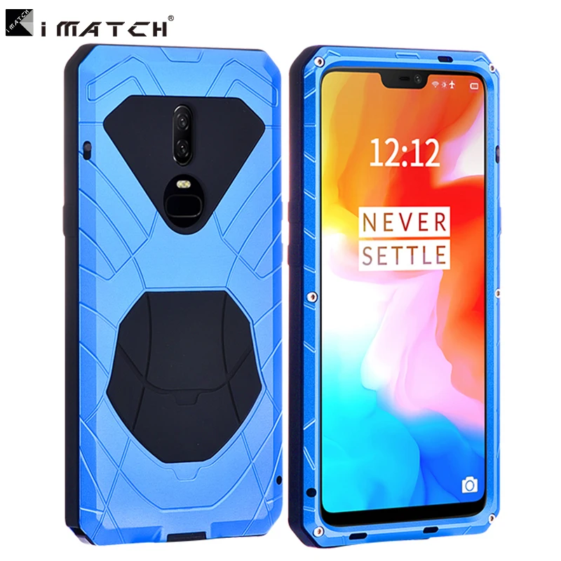 Oneplus 6 Чехол Алюминий металла силиконовый чехол для oneplus-6 coque |