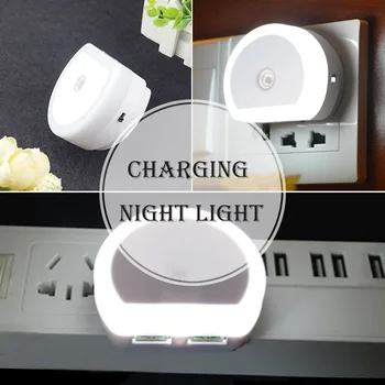 Light Sensor Control LED Night Light With Dual USB Port Charger Socket Wall Lamp For Babyroom Bedroom Lights Emergency Lighting
Light Sensor Control LED Night Light With Dual USB Port Charger Socket Wall Lamp For Babyroom Bedroom Lights Emergency Lighting