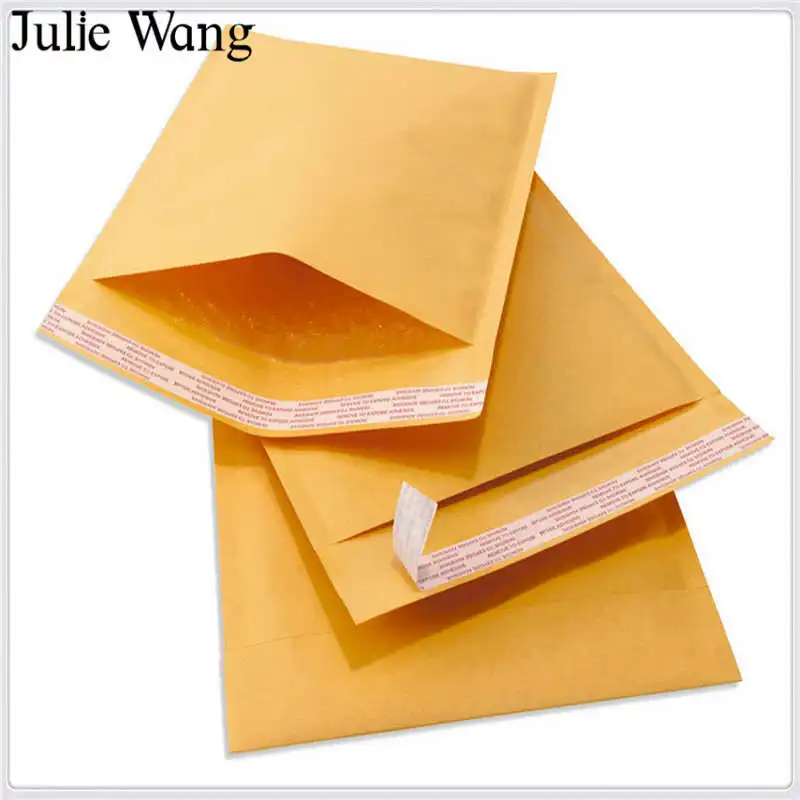 Julie Wang 20PCS Bubble Mailers Self Seal Mailing Padded Envelopes Waterproof And shockproof Shipping Bags Jewelry Packing Bag
Julie Wang 20PCS Bubble Mailers Self Seal Mailing Padded Envelopes Waterproof And shockproof Shipping Bags Jewelry Packing Bag