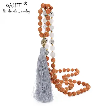OAIITE Bohemian Ethnic Necklace for Women Natural stone Rudraksha Beads Necklace Handmade Buddha Head Tassel Prayer Necklace
OAIITE Bohemian Ethnic Necklace for Women Natural stone Rudraksha Beads Necklace Handmade Buddha Head Tassel Prayer Necklace
