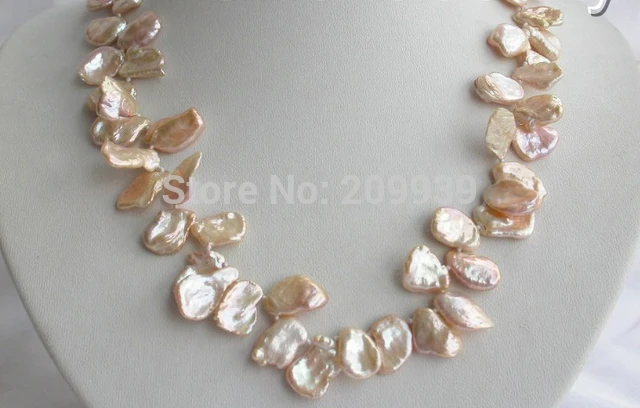 Hot sell Noble- SHIPPING>>>@@ AS4132 stunning big 18mm baroque pink keshi reborn freshwater pearls necklace
Hot sell Noble- SHIPPING>>>@@ AS4132 stunning big 18mm baroque pink keshi reborn freshwater pearls necklace