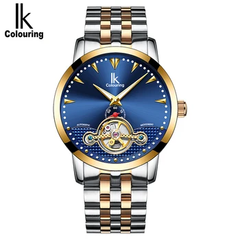 IK colouring Business Mechanical Watch Men Luxury Automatic Watch Men Stainless Steel Tourbillon Wathces Montre Homme Relogio
IK colouring Business Mechanical Watch Men Luxury Automatic Watch Men Stainless Steel Tourbillon Wathces Montre Homme Relogio