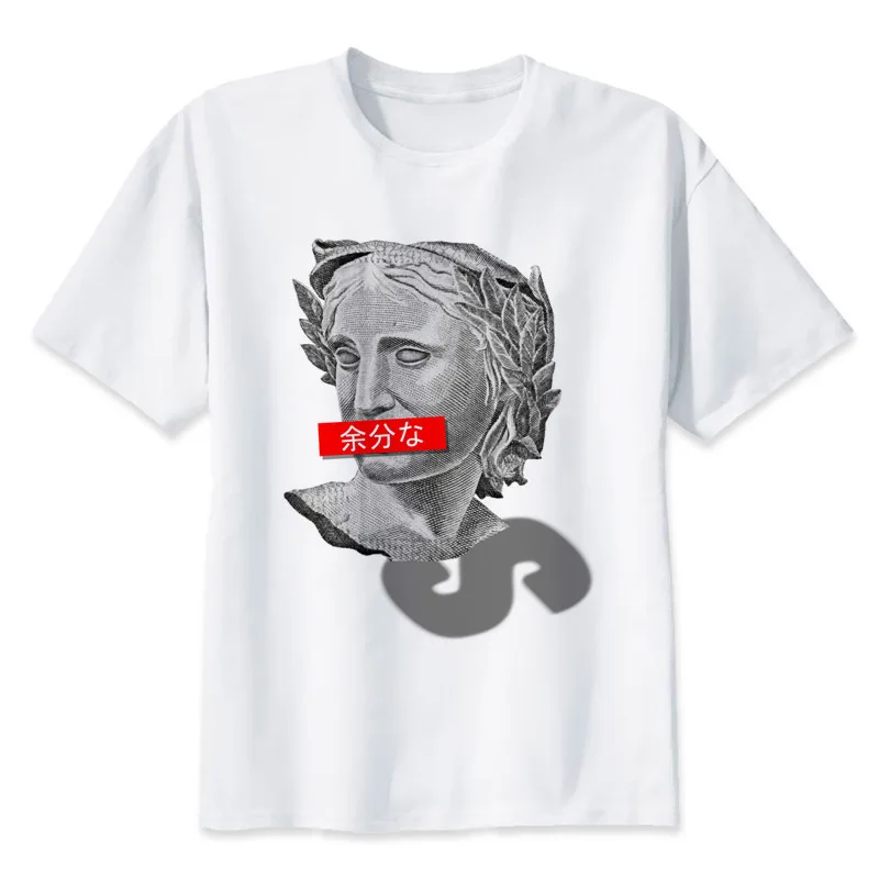 Эстетика Vaporwave Vapor Wave Футболка мужская летняя футболка с принтом Модные мужские