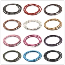 2015 New Fashion jewelry 60cm wholesale 12 colors handmade Genuine leather Bracelet Men Women Punk Charm Bracelet Gift F2821
2015 New Fashion jewelry 60cm wholesale 12 colors handmade Genuine leather Bracelet Men Women Punk Charm Bracelet Gift F2821