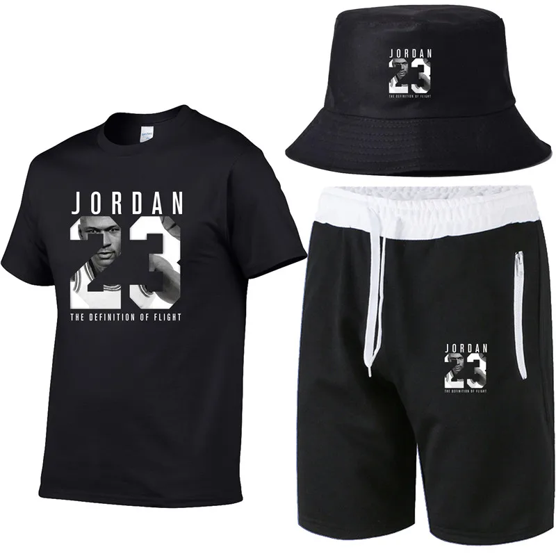 2019 fashion 23 printed summer unisex T-shirt +short masculino+fishing hat suit T-shirt gym shorts men3 piece set
2019 fashion 23 printed summer unisex T-shirt +short masculino+fishing hat suit T-shirt gym shorts men3 piece set