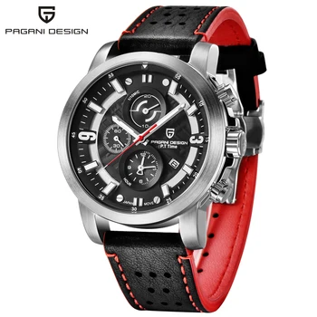 PAGANI DESIGN Sport Luminous hands Watches Men Dive Chronograph Leather Watch Multifunction Waterproof Auto Date wristwatches
PAGANI DESIGN Sport Luminous hands Watches Men Dive Chronograph Leather Watch Multifunction Waterproof Auto Date wristwatches