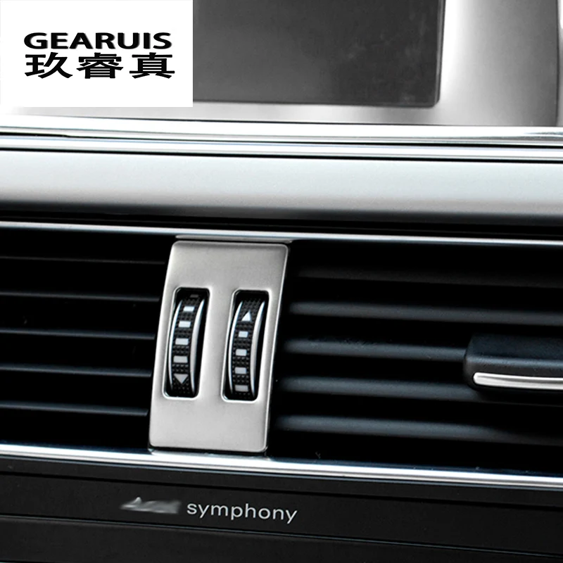 Car styling For Audi a4 b8 a5 Navigation Control Panel air conditioner outlet Decorative Covers Stickers Trim Auto Accessories
Car styling For Audi a4 b8 a5 Navigation Control Panel air conditioner outlet Decorative Covers Stickers Trim Auto Accessories