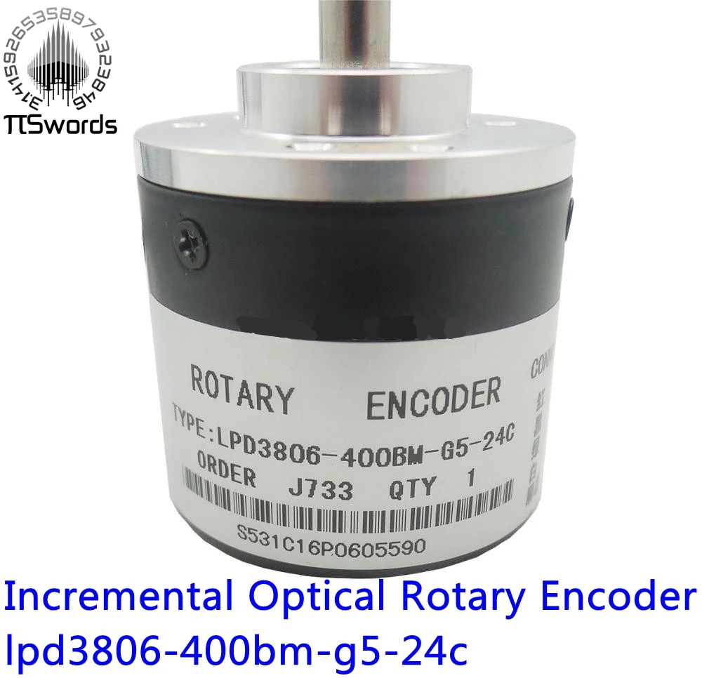 lpd3806-400bm-g5-24c AB Two Phase 5-24V 400 Pulses Incremental Optical Rotary Encoder
lpd3806-400bm-g5-24c AB Two Phase 5-24V 400 Pulses Incremental Optical Rotary Encoder