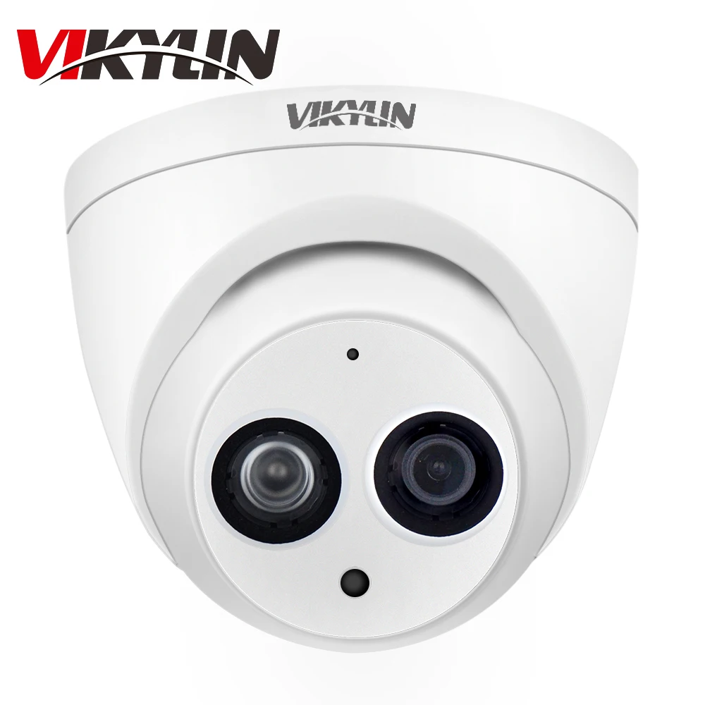Vikylin IPC HDW4433C A 4MP IP Камера PoE H.265 со встроенным микрофоном Мини купольная камера