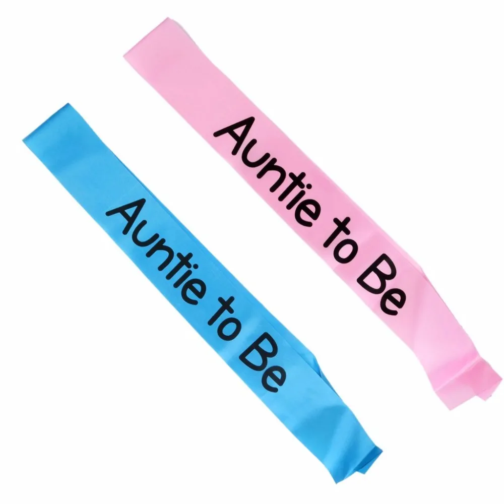 Pink Blue Auntie to Be Sash Baby Shower Boy Girl Party Decoration Ideas Supplies Favor Gifts For Aunt
Pink Blue Auntie to Be Sash Baby Shower Boy Girl Party Decoration Ideas Supplies Favor Gifts For Aunt