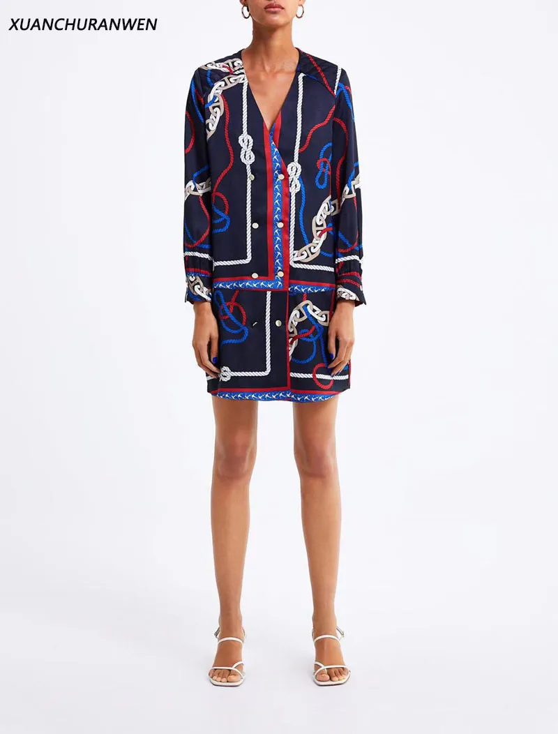 New Spring Women Floral Long Sleeve Dress Female Staright V neck Button Mini Above Length Casual Office Dress NX8736
New Spring Women Floral Long Sleeve Dress Female Staright V neck Button Mini Above Length Casual Office Dress NX8736
