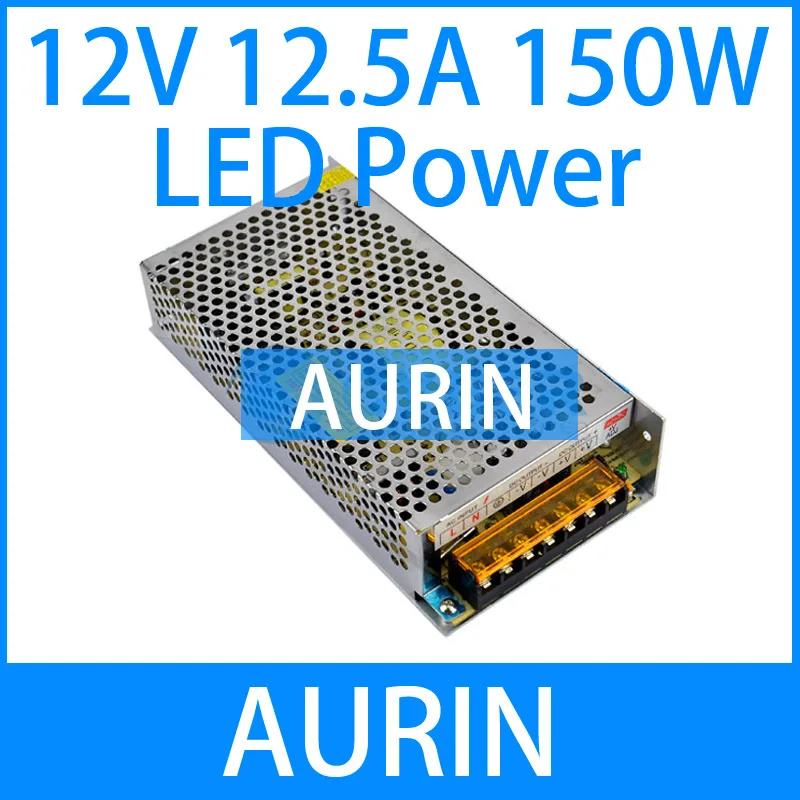 12V 12.5A 150W Switch Power Supply Driver For LED Strip Light Display 110V/220V Free Shipping 8683
12V 12.5A 150W Switch Power Supply Driver For LED Strip Light Display 110V/220V Free Shipping 8683