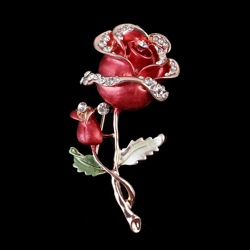 New Fashion Red/Blue Wedding Bridal Accessories Jewelry Women Elegant Rhinestone Rose Flower Brooch Pin 
New Fashion Red/Blue Wedding Bridal Accessories Jewelry Women Elegant Rhinestone Rose Flower Brooch Pin