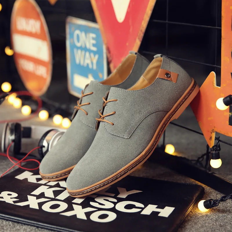 Men'S Casual Shoes Scrub Artificial Leather Solid Oxfords Shoes Man Lace-Up Asakuchi Breathable Rubber Flat Heel Shoes Size 48
Men'S Casual Shoes Scrub Artificial Leather Solid Oxfords Shoes Man Lace-Up Asakuchi Breathable Rubber Flat Heel Shoes Size 48