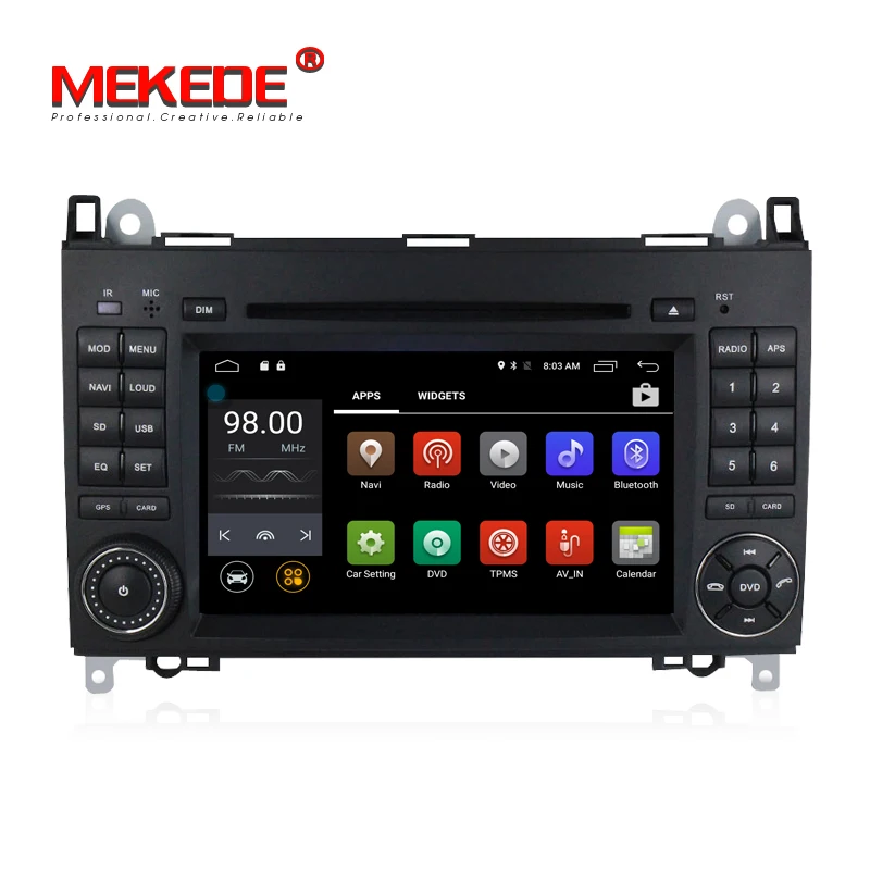 MEKEDE 2G RAM Quad Core 1024*600 2 din car DVD Android 7.1 for Mercedes/benz B200 A160 Viano Vito GPS NAVI RADIO BT wifi wifi
MEKEDE 2G RAM Quad Core 1024*600 2 din car DVD Android 7.1 for Mercedes/benz B200 A160 Viano Vito GPS NAVI RADIO BT wifi wifi