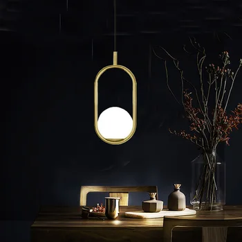 Modern iron ring Pendant Lights white glass ball CafeRoom/Bar Lamp Single Glass Pendant Lamps Decoration Indoor Lighting
Modern iron ring Pendant Lights white glass ball CafeRoom/Bar Lamp Single Glass Pendant Lamps Decoration Indoor Lighting