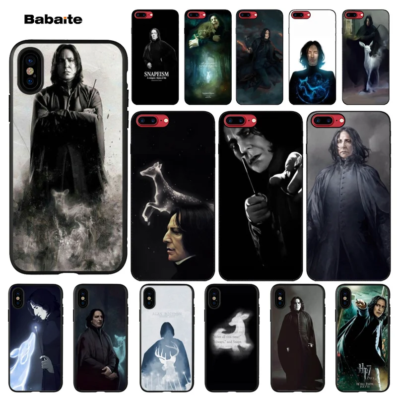 Babaite alan rickman snape deer always harry potter Painted Soft Shell Phone Case for iPhone7 7plus 5 5S 6 6S 8 8PlusX XS MAX XR
Babaite alan rickman snape deer always harry potter Painted Soft Shell Phone Case for iPhone7 7plus 5 5S 6 6S 8 8PlusX XS MAX XR
