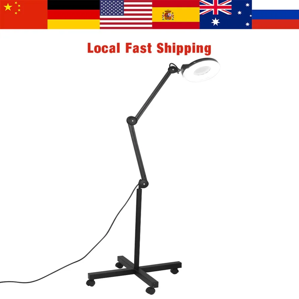 15W 5X Magnifying Magnifier Light Stand Skincare Beauty Cosmetic Makeup Tattoo Manicure Lighted Lamp 6000-6500K Black/ White
15W 5X Magnifying Magnifier Light Stand Skincare Beauty Cosmetic Makeup Tattoo Manicure Lighted Lamp 6000-6500K Black/ White