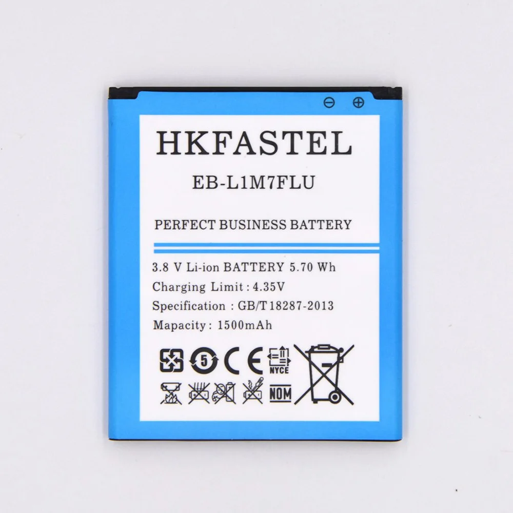 New EB-L1M7FLU Mobile Phone Battery For Samsung galaxy ace2 i8160 I8190 S3 Mini I8190N i739 S7568 S7562 i669 i699 Batteries
New EB-L1M7FLU Mobile Phone Battery For Samsung galaxy ace2 i8160 I8190 S3 Mini I8190N i739 S7568 S7562 i669 i699 Batteries