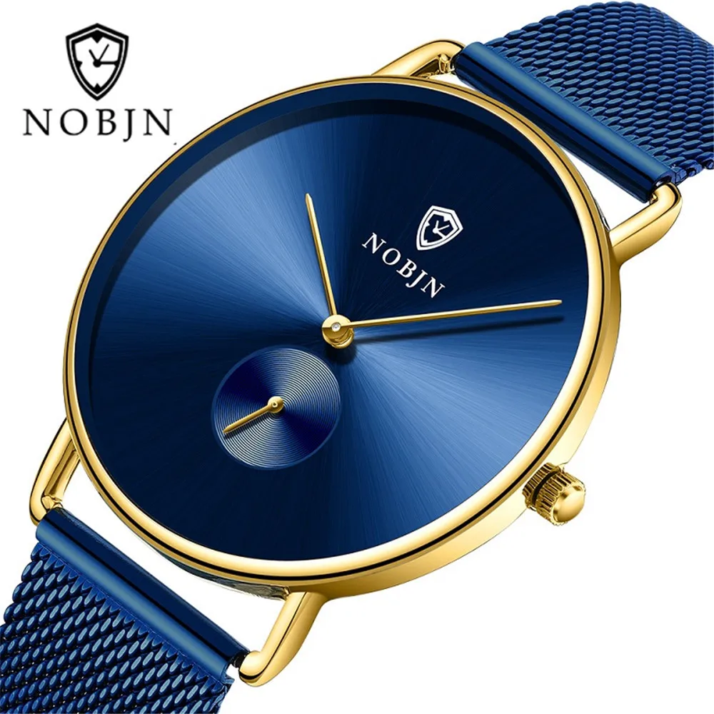 NOBJN Fashion Stainless Steel Band Sport Quartz Watch Men's Casual Chronograph Waterproof Wrist Watches Relogio Masculino
NOBJN Fashion Stainless Steel Band Sport Quartz Watch Men's Casual Chronograph Waterproof Wrist Watches Relogio Masculino