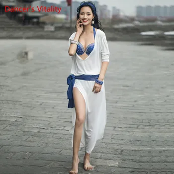 Summer New Belly Dance Dress Oriental Dance Robe Folk Performance Clothing Luxury With Drill Competition Dance Robe
Summer New Belly Dance Dress Oriental Dance Robe Folk Performance Clothing Luxury With Drill Competition Dance Robe
