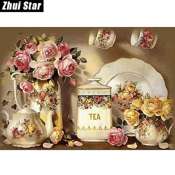 New Full Square Diamond 5D DIY Diamond Painting "Kitchen Flower" Embroidery Cross Stitch Rhinestone Mosaic Painting Decor Gift
New Full Square Diamond 5D DIY Diamond Painting "Kitchen Flower" Embroidery Cross Stitch Rhinestone Mosaic Painting Decor Gift