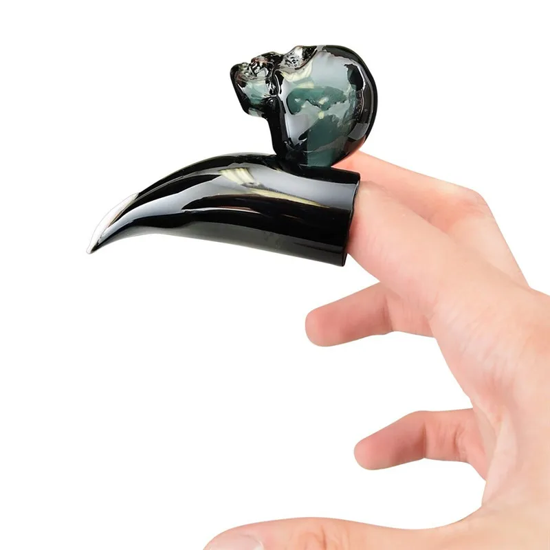 Smoking Dogo 2017 New Style Glass Dabber Tool Fashion Glass Skull Finger Carb Cap Dabber Use For Oil And Wax High Quality
Smoking Dogo 2017 New Style Glass Dabber Tool Fashion Glass Skull Finger Carb Cap Dabber Use For Oil And Wax High Quality
