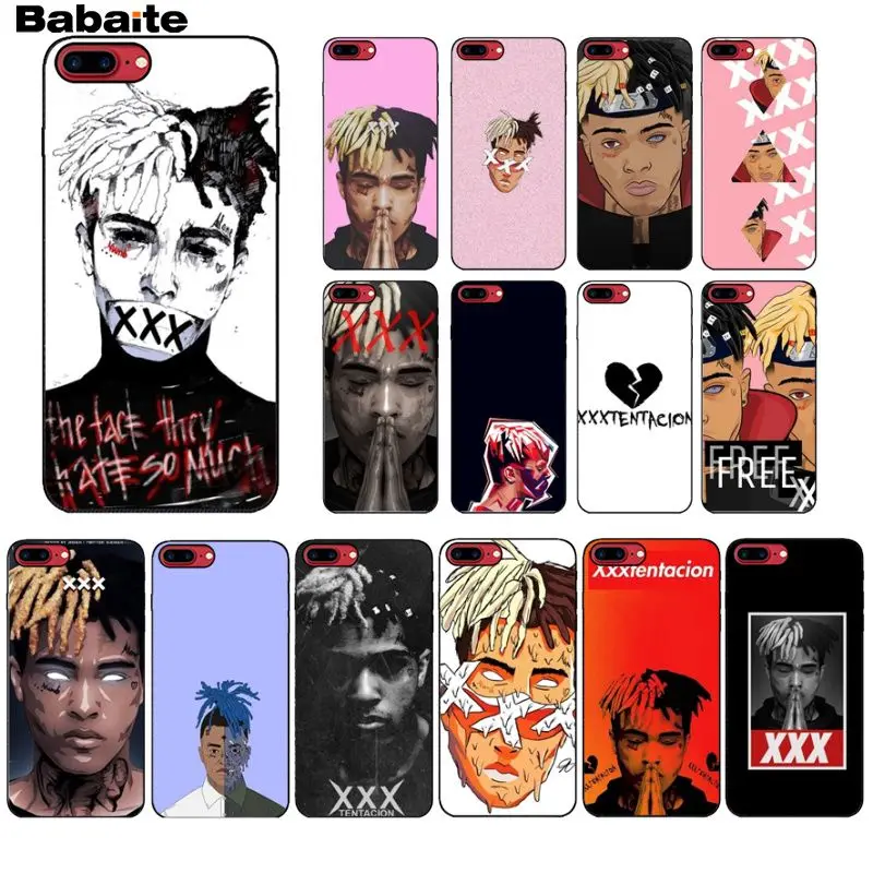 Babaite RAP MCing XXXTentacion Music Newly Arrived Black Cell Phone Case for iPhone 8 7 6 6S Plus X XS MAX 5S SE XR Mobile Cover
Babaite RAP MCing XXXTentacion Music Newly Arrived Black Cell Phone Case for iPhone 8 7 6 6S Plus X XS MAX 5S SE XR Mobile Cover