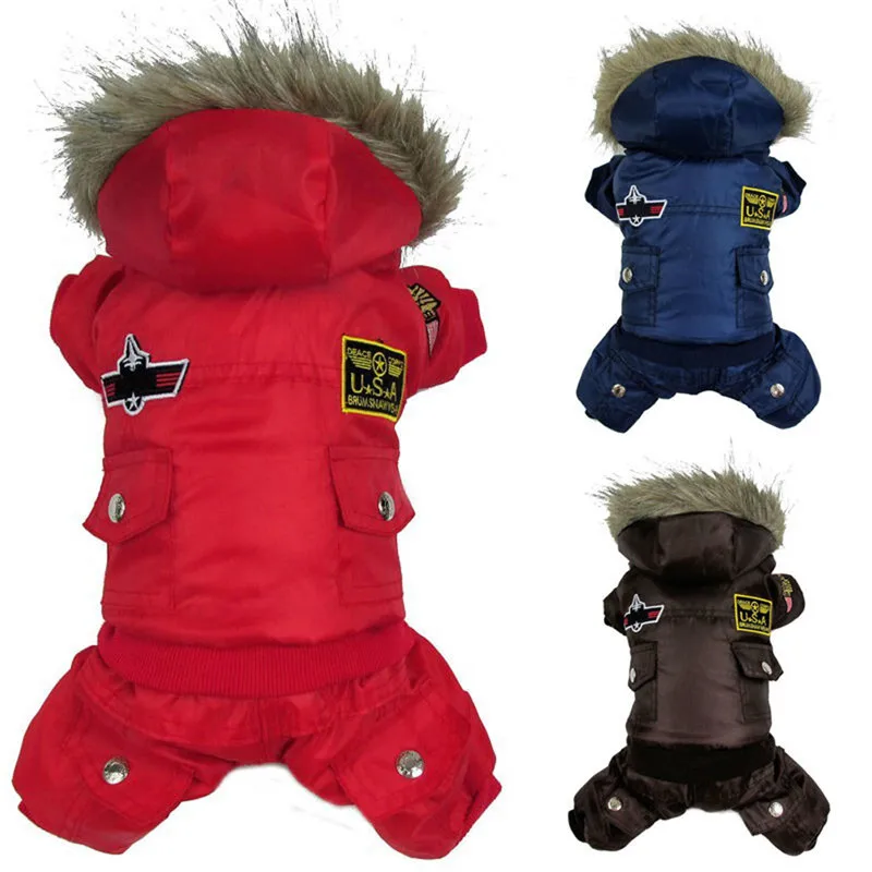 Best Selling Dog Puppy Warm Winter Jacket Coat USA AIR FORCE Waterproof Clothes Pets Animals Cat Hoody Clothes Jumpsuit Pants
Best Selling Dog Puppy Warm Winter Jacket Coat USA AIR FORCE Waterproof Clothes Pets Animals Cat Hoody Clothes Jumpsuit Pants