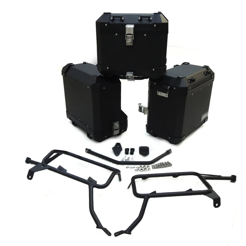 Left and Right Side Luggage Cases and Top Case for Honda Africa Twin CRF1000L 2016-18 Aluminium-magnesium Alloy Exclusive Design 
Left and Right Side Luggage Cases and Top Case for Honda Africa Twin CRF1000L 2016-18 Aluminium-magnesium Alloy Exclusive Design