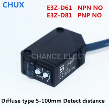 Infrared Sensor Diffuse type E3Z-D61 24VDC 10cm Sensing Detect distance IP54 NPN PNP E3Z-D81 Photoelectric Switch
Infrared Sensor Diffuse type E3Z-D61 24VDC 10cm Sensing Detect distance IP54 NPN PNP E3Z-D81 Photoelectric Switch