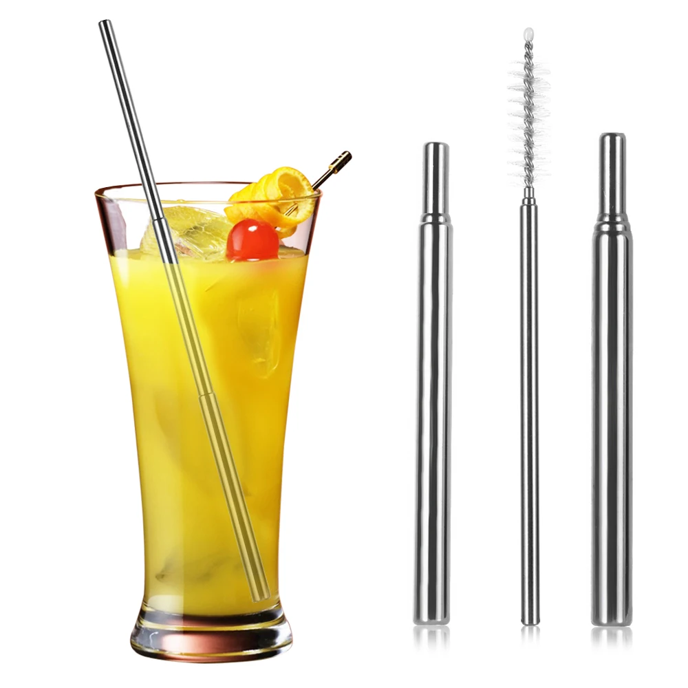 1pc Reusable Straw Stainless Steel Metal Folding Straw Portable Collapsible Bar Brush Metal Drink Mate Tea Bar Accessorie
1pc Reusable Straw Stainless Steel Metal Folding Straw Portable Collapsible Bar Brush Metal Drink Mate Tea Bar Accessorie