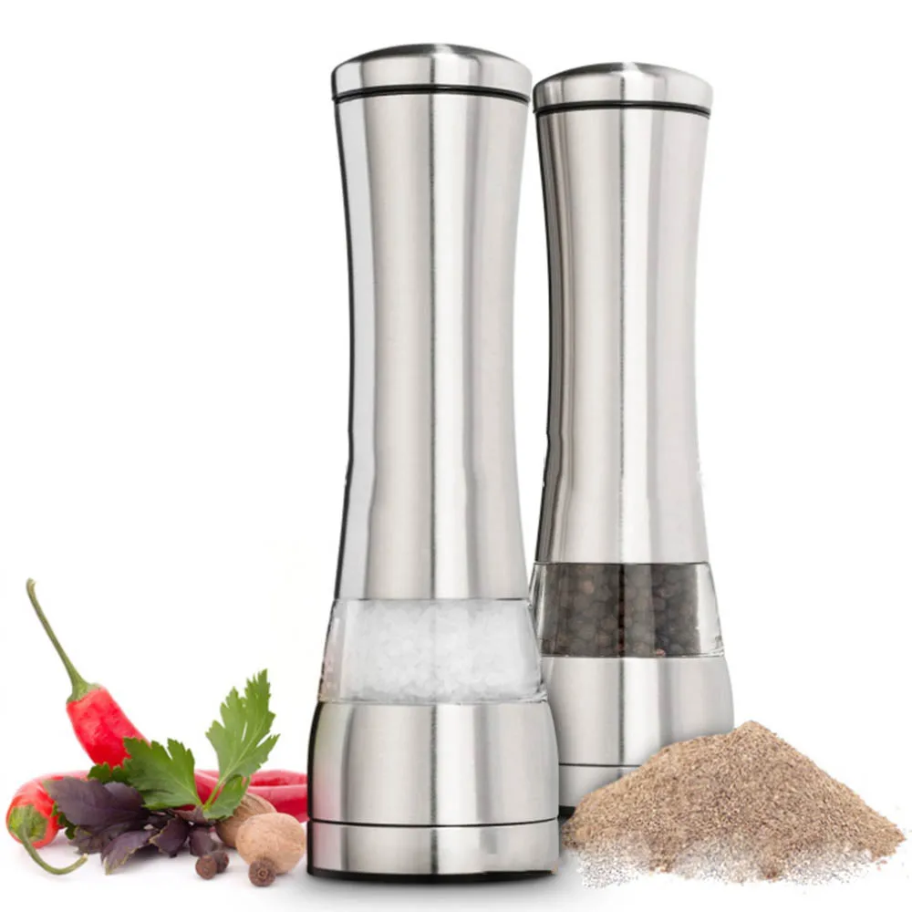 Stainless Steel Manual Pepper Salt Spice Sugar Bean Mill Grinder Home Kitchen Cooking Tool
Stainless Steel Manual Pepper Salt Spice Sugar Bean Mill Grinder Home Kitchen Cooking Tool