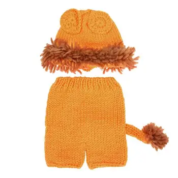 Crochet Newborn Photography Props Infant Costume Outfit Cute Baby Hat Costume Set Animal Lion Kids Clothing Accessories
Crochet Newborn Photography Props Infant Costume Outfit Cute Baby Hat Costume Set Animal Lion Kids Clothing Accessories
