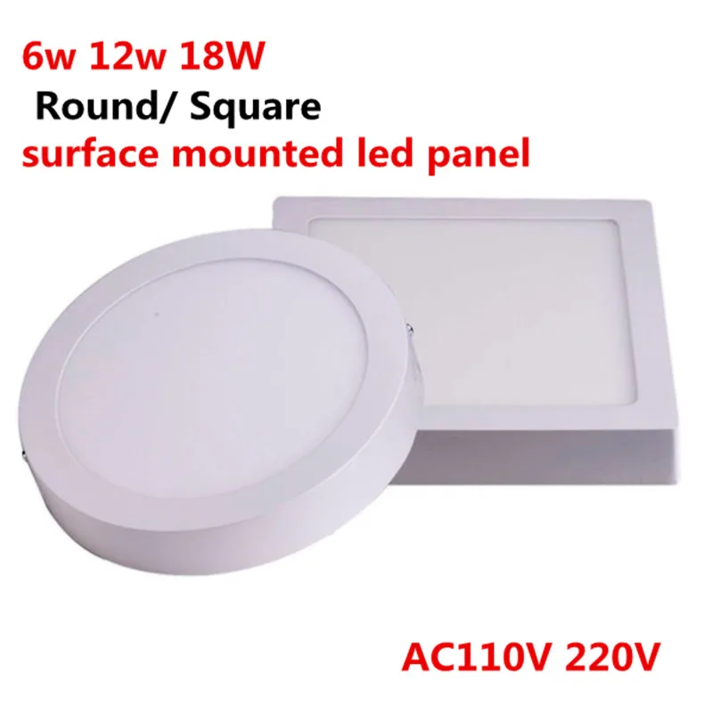 10PCS 6w/12w/ 18W/25w surface mounted led panel lighting AC85-265V / 90pcs SMD2835 high lumen /
10PCS 6w/12w/ 18W/25w surface mounted led panel lighting AC85-265V / 90pcs SMD2835 high lumen /