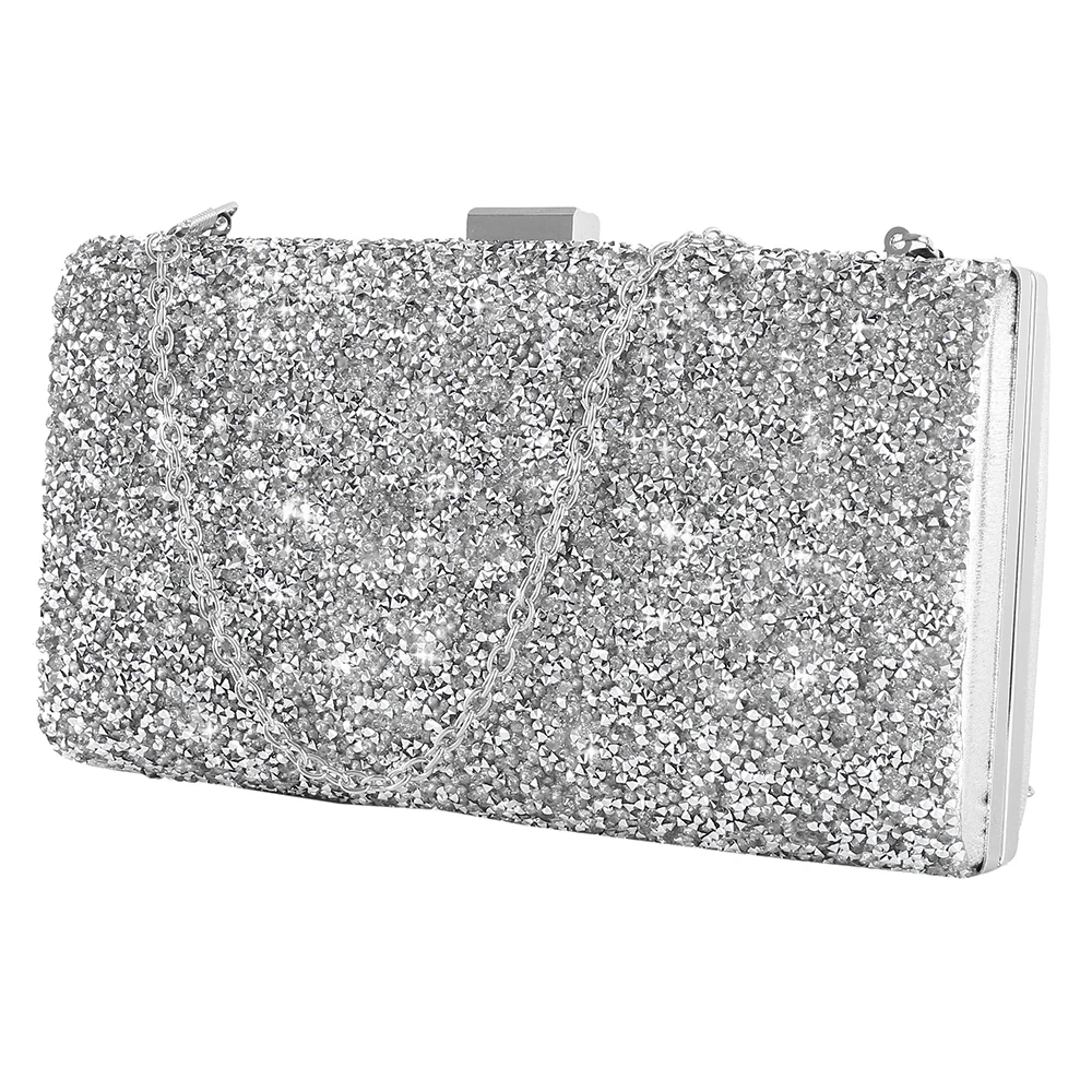 Women Evening Clutch bag Women Diamond Rhinestone Clutch Crystal Day Clutch Wallet Wedding Purse Party Banquet Black/Gold/Silver
Women Evening Clutch bag Women Diamond Rhinestone Clutch Crystal Day Clutch Wallet Wedding Purse Party Banquet Black/Gold/Silver
