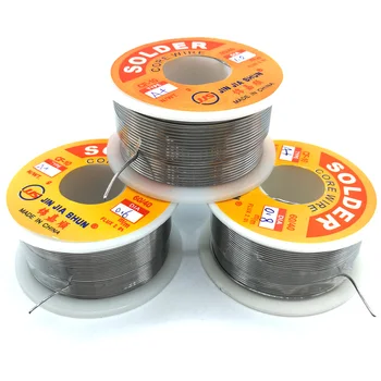 

1pc New Welding Iron Solder Core Wire Reel 97g98g100g/3.5oz FLUX 2.0% 0.6 0.8 1.0mm Tin Lead Line Rosin Flux Soldering Wholesale