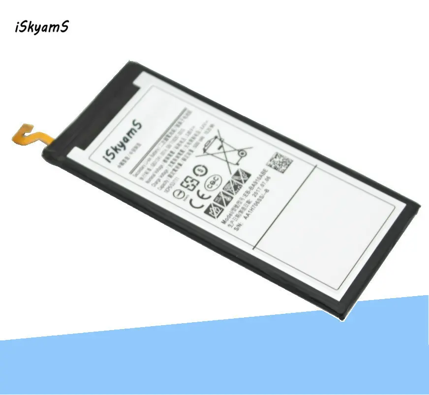 iSkyamS 1pcs 5000mAh EB-BA910ABE Battery For Samsung Galaxy A9+ A9000 A9 Pro 2016 Duos TD-LTE, SM-A9100, SM-A910F/DS
iSkyamS 1pcs 5000mAh EB-BA910ABE Battery For Samsung Galaxy A9+ A9000 A9 Pro 2016 Duos TD-LTE, SM-A9100, SM-A910F/DS