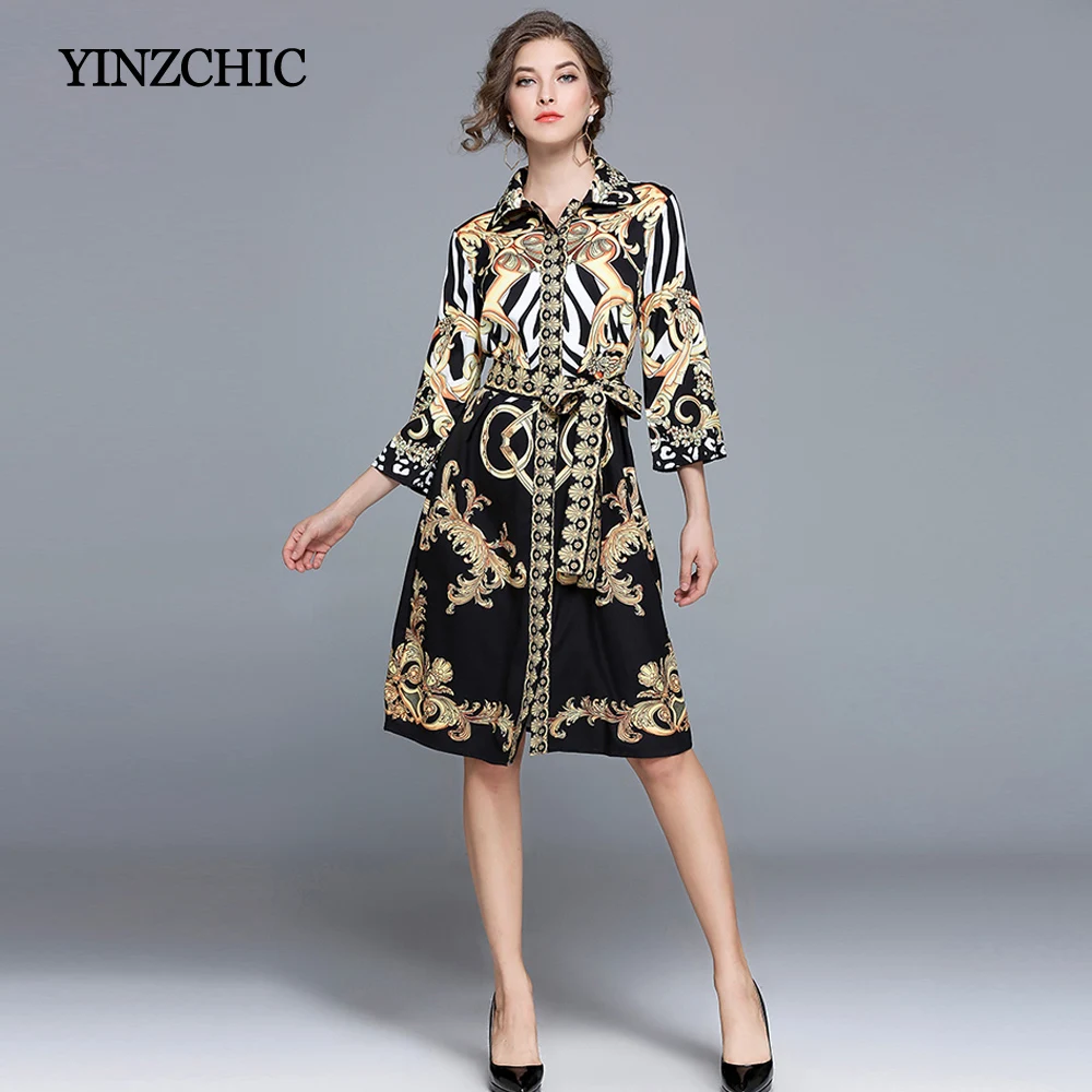 woman fashion spring shirt dress vintage printed female straight dress turn-down collor OL casual midi party dress
woman fashion spring shirt dress vintage printed female straight dress turn-down collor OL casual midi party dress