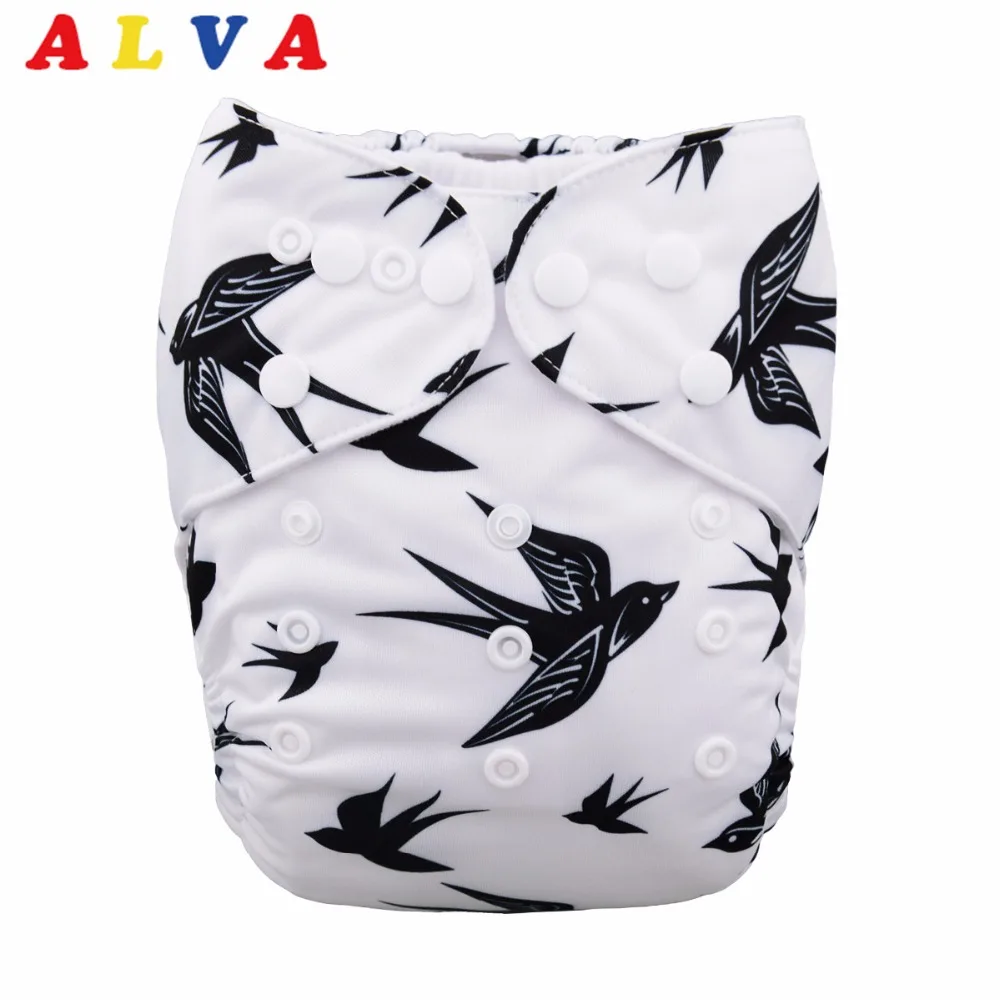 Alvababy New Washable Pocket Cloth Nappy with One Microfiber Insert H062 | Мать и ребенок