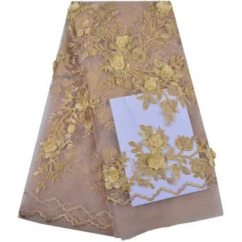 Nigerian Lace Fabric 2018 High Quality Lace 3D Flower Bead African Lace Fabric Embroidery French Lace Fabric For Bridal 1285
Nigerian Lace Fabric 2018 High Quality Lace 3D Flower Bead African Lace Fabric Embroidery French Lace Fabric For Bridal 1285