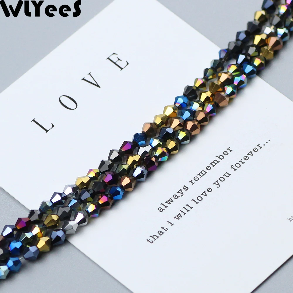 WLYeeS Plating 4mm Necklace for Austrian Bicone crystals beads 100pcs Multicolor Loose Space bead Pendant Accessories Making DIY
WLYeeS Plating 4mm Necklace for Austrian Bicone crystals beads 100pcs Multicolor Loose Space bead Pendant Accessories Making DIY