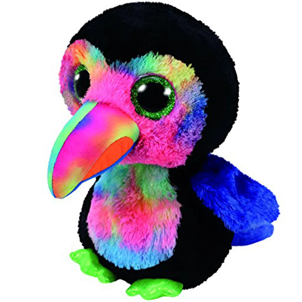 Pyoopeo Ty Boos 6" 15cm Beaks the Toucan Plush Regular Big-eyed Stuffed Animal Collectible Bird Doll Toy with Heart Tag
Pyoopeo Ty Boos 6" 15cm Beaks the Toucan Plush Regular Big-eyed Stuffed Animal Collectible Bird Doll Toy with Heart Tag
