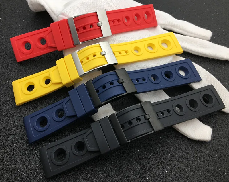 Top quality nature Rubber Watch band 22mm 24mm black red yellow Blue Watchband For navitimer/avenger/Breitling strap free tools
Top quality nature Rubber Watch band 22mm 24mm black red yellow Blue Watchband For navitimer/avenger/Breitling strap free tools