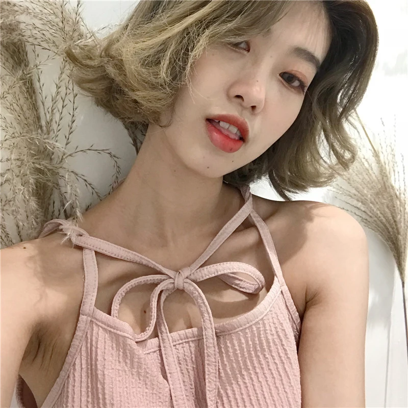 2019 Summer Solid Color Woman Crop Top Korean Style Sexy Haut Femme Pink Black Cropped Feminino Streetwear Top Women
2019 Summer Solid Color Woman Crop Top Korean Style Sexy Haut Femme Pink Black Cropped Feminino Streetwear Top Women